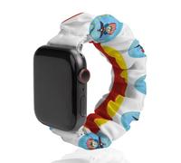 City of Columbus Flag Soft Elastic Scrunchie Watch Strap Compatible with IWatch Series 6 5 4 3 2 1 Printed Wristbands Bands