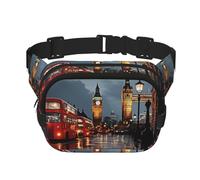 City of London Fanny Pack for Women Men Fashion Waist Pack Adjustable Belt Bag for Workout Running Travelling Casual Waist Bag, City Of London, One Size