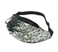 City of London Fanny Pack for Women Men Fashion Waist Pack Adjustable Belt Bag for Workout Running Travelling Casual Waist Bag, Big Tree Blowing In The Wind, One Size