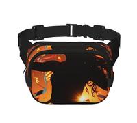 City of London Fanny Pack for Women Men Fashion Waist Pack Adjustable Belt Bag for Workout Running Travelling Casual Waist Bag, Dance Music, One Size