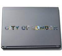 City of London Laptop Sticker Laptop Skin 290 mm with sights