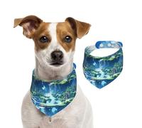 City of Sky Dog Bandana for Small Medium Large Dogs, Cat Dogs Kerchief Triangle Bibs Scarf for Girl Or Boy