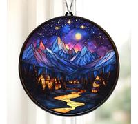 City of Starlight Acotar Ornament Acrylic, Velaris Book Ornament for Christmas Tree, Night Court Book-Themed Decorations, A Court of Thorns and Roses Valentines Day Gifts for Girlfriend, Women, Her