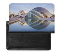 City of The Arts And The Sciences Passport Cover Protector Rfid Blocking Passport Holder Id Card Holder Secure Travel Wallet Organizer for Passport Tickets Credit Cards, style, One Size