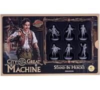 City of The Great Machine. Stand-in Heroes Board Game Expansion |1-4 Players | Ages 14 and up | Steampunk | One-vs-Many | Hidden Movement | Cooperative & Solo | Average Playtime 60-90 min