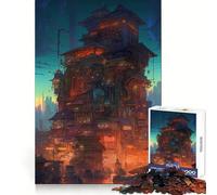 City of Tomorrow 1000 Piece Jigsaw Puzzle for Adults Brain Exercise DownTime Game Family Game Home Display (50x75cm)