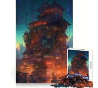 City of Tomorrow 1000 Pieces Puzzles for Adults Creative Play DownTime Game Fun Challenge Art Display (38x26cm)
