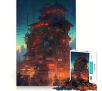 City of Tomorrow Jigsaw Puzzles 1000 Pieces for Teenagers Reason Boost Vivid Print Enjoyable Challenge Festive Gift (38x52cm)