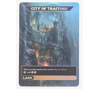 City of Traitors #01 Foil - Alternative Custom Art Land MTG