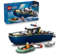 LEGO City Police Boat Chase Toy with a Speedboat 60456