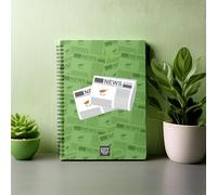 CITY POSTERS PLUS Cyprus Newspapers Notebook (A5 Size, 100-160 Pages, Ruled, 20 Pack)
