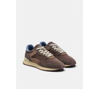 City Retro Suede Trainers Brown