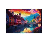 City Rivers Jigsaw Puzzles for Adults 1500 Challenging & Brainteasing Adults Jigsaws Puzzle Puzzle Games Jigsaw Puzzle 1500 Pieces