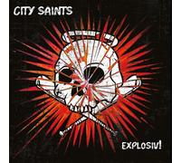 Explosiv! (Splatter Yellow With Blue & White