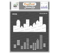 City Scape Layered Stencil 6x6 Inches (CTS780)