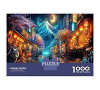 City Scenery 1000Pieces JigsawPuzzlesCosmic City at Dusk ForAdult Colourful Brainteasing Age12+byth ThemeFlowersandBirds Fun, Challenging 70x50cm/1000pcs