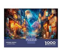 City Scenery 1000Pieces JigsawPuzzlesCosmic City Night View KidsforAdult Challenging LargePiecePuzzles Age12+byth Challenging The Impossible Difficult Game Fun, Challenging 70x50cm/1000pcs