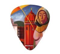 City Scenery Durable guitar picks - three thicknesses of thin, medium and thick are available, suitable for guitar, bass, electric guitar and ukulele