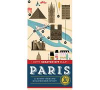 City Scratch-off Map: Paris: A Sight-Seeing Scavenger Hunt