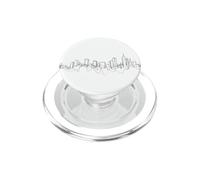 City Skyline Continuous Line Drawing Urban Architecture PopSockets PopGrip for MagSafe