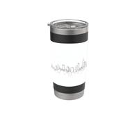 City Skyline Continuous Line Drawing Urban Architecture Stainless Steel Insulated Tumbler