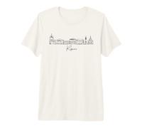 City Skyline Travel Souvenir Tourist Rosario Argentina Premium T-Shirt