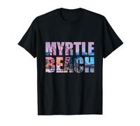 City Skyline with The Skywheel Inside Myrtle Beach Letters Value Graphic T-Shirt
