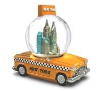 City-Souvenirs Mini NYC Taxi Snow Globe (2.5 Inches), Yellow