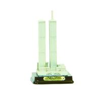 City-Souvenirs NYC World Trade Center Twin Towers Replica Model - 9/11 Memorial Commemorative Gift