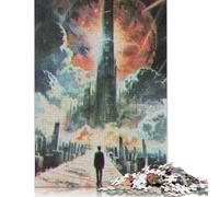 City Space 500 Piece Jigsaw Puzzles for Adults Jigsaw Puzzle 500 Pieces Jigsaws Adults Puzzles Gifts 500pcs (52x38cm)