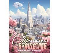 City Springtime Coloring Book: "Lively Urban Views Featuring Blooming Streets and Towering Architecture A Creative Escape for Grown Ups Seeking Calm and Renewal "