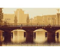 City Stone Bridge-5000-Piece Classic Wooden Puzzle for Adults - DIY 3D Modern Home Decor Puzzle (14 years+)