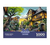 City Streets 1000 Piece Jigsaw Puzzle for Adults - A Great Gift Idea for Men & Women, Challenging Wall Art for Home Decoration 52x38cm/1000pcs