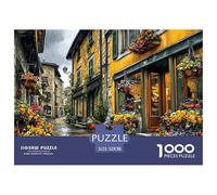 City Streets 1000 Piece Jigsaw Puzzle for Adults - A Great Gift Idea for Men & Women, Challenging Wall Art for Home Decoration 52x38cm/1000pcs