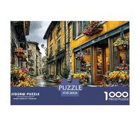 City Streets 1000 Piece Jigsaw Puzzle for Adults - A Great Gift Idea for Men & Women, Challenging Wall Art for Home Decoration 38x26cm/1000pcs