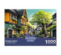City Streets 1000 Piece Jigsaw Puzzle for All Ages - Eco-Friendly Recycled Paper, A Great Gift Idea And Home Decoration Project 38x26cm/1000pcs