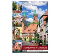 City stroll in Ladenburg - the Roman and half-timbered town UK-Version (Wall Calendar 2026 DIN A4 Portrait), CALVENDO 12 Month Wall Calendar