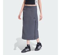 Adidas City Tech Woven Zip Long Skirt Grey M Women