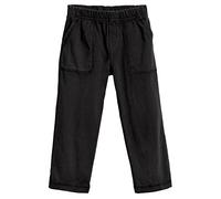 City Threads Boys' and Girls' 100% Pants in Super Soft Cotton Jersey Made in USA - Black -