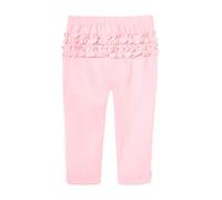 City Threads Girls Ruffle Leggings Pants 100% Cotton Ankle Length Tights Baby Toddler - Made in USA - Pink - 9-12 Months