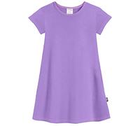 City Threads Girls' Soft Cotton Short Sleeve Cover Up Dress (Size 2T-16)