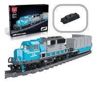 City Train Building Block Set-1078 PCS with 32 Rails and Rechargeable Motor