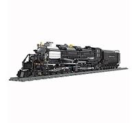 City Train Building Blocks Set, 1608 Pieces Retro Steam Cargo Train Building Model Kit, City Freight Model with Track Set
