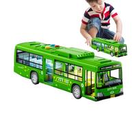 City Transport Toy - Pull Back Urban Bus, Durable Diecast School Vehicle | Kids Toy with Realistic Features for Early Learning Fun with Friction Motion for Children Boys Girls Imaginative Play