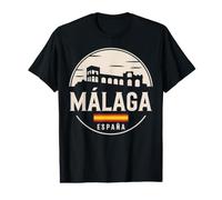 City Travel Spain Málaga España Explore Culture Value Graphic T-Shirt