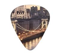 City View Guitar Plectrums, 12 Pcs Lightweight Guitar Plectrums, 0.46mm/0.71mm/0.96mm Thickness For Acoustic Guitar Acoustic Electric Guitar Ukulele Bass