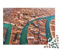 City View Venice Puzzle for Kids 1000 Piece Recyclable Grand Canal Jigsaw Puzzle Fun And Challenging Family Game Great Gift Idea for Child‘s Birthday 52x38cm/1000pcs