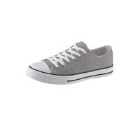 City Walk Lace-Up Canvas Pumps Grey