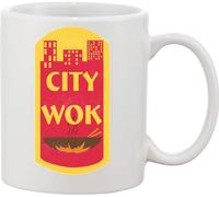City Wok Historic CtPaTown Ceramic Mug White