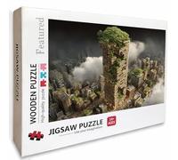 City Wooden Jigsaw Puzzles 75x50cm, Architecture Jigsaw Puzzles 1000 Piece for Adults with Box, Educational Challenging Game, Gifts for Teens, Back Lettering Easy to Distinguish, Home Decor, 6-9984